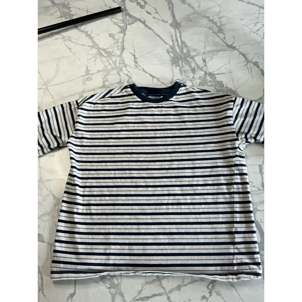 Boys Striped T Shirt Lot of 4 Size 6-8 Minecraft Spider-Man Hot Wheels Old Navy